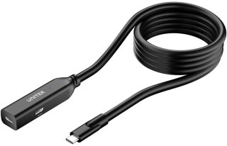 Unitek Kabel przedłużający USB-C 10 Gbps 5m, czarny UNITEK