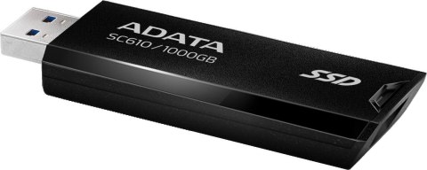 Dysk zewnętrzny SSD Adata SC610 1000GB USB3.2A czarny ADATA