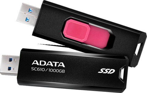 Dysk zewnętrzny SSD Adata SC610 1000GB USB3.2A czarny ADATA