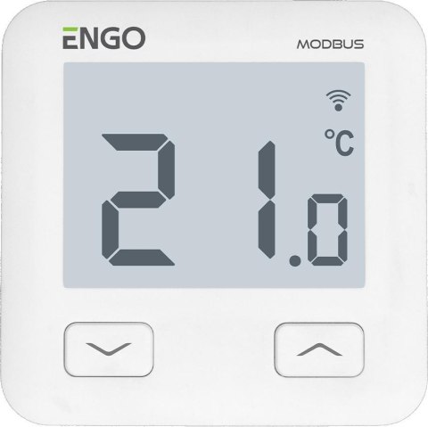 ENGO Controls E10-MBUSW - Internetowy, podtynkowy regulator temperatury, MODBUS, Wi-Fi, 230V, ENGO CONTROLS