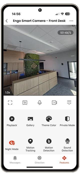ENGO Controls ECAM - Smart Kamera wewnętrzna, Wi-Fi, obrotowa, 4MP ENGO CONTROLS
