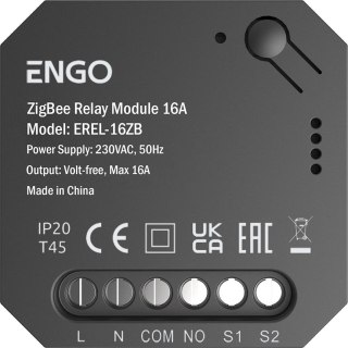 ENGO Controls EREL-16ZB - Smart Relay - Inteligentny przekaźnik ZigBee do systemu ENGO Smart ENGO CONTROLS