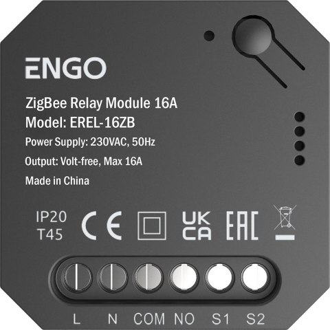 ENGO Controls EREL-16ZB - Smart Relay - Inteligentny przekaźnik ZigBee do systemu ENGO Smart ENGO CONTROLS