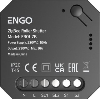 ENGO Controls EROL-ZB - Sterownik Rolet do systemu ENGO Smart, ZigBee ENGO CONTROLS