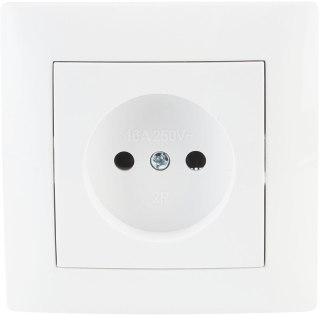 Gniazdo pojedyncze VCX WESA LC 07 Biały VCX