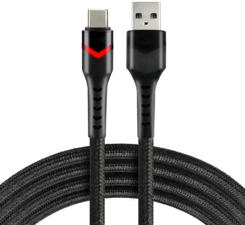 KABEL USB-A / USB-C RGB LED everActive CBB-1CBR 100cm 3A EVERACTIVE