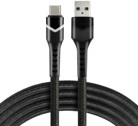 KABEL USB-A / USB-C RGB LED everActive CBB-1CBR 100cm 3A EVERACTIVE