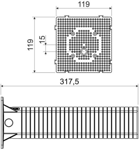 Płyta montażowa do systemów docieplających KOPOS MDZ-300_KB KOPOS