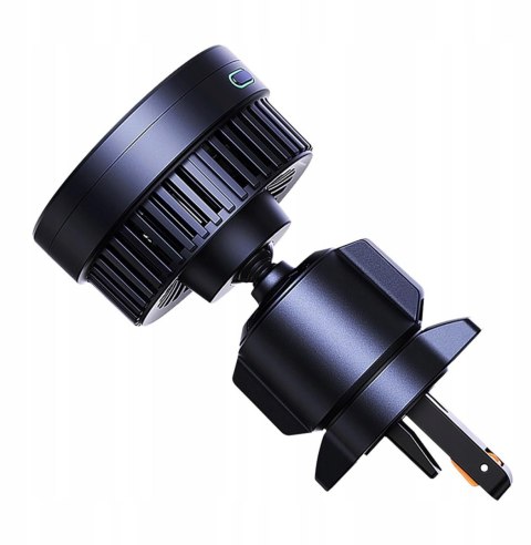 UCHWYT SAMOCHODOWY ŁADOWARKA INDUKCYJNA Baseus MagPro BS-CW04 Qi 2.0 15W MagSafe NA KRATKĘ CZARNY BASEUS