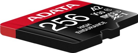 Adata Karta microSD High Endurance 256GB UHS1 U3 V30 A2 100/85MB/s + Adapter ADATA
