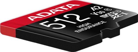 Adata Karta microSD High Endurance 512GB UHS1 U3 V30 A2 100/85MB/s + Adapter ADATA