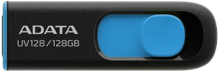 Adata Pendrive UV128 128GB USB 3.2 Gen1 czarno - niebieski ADATA