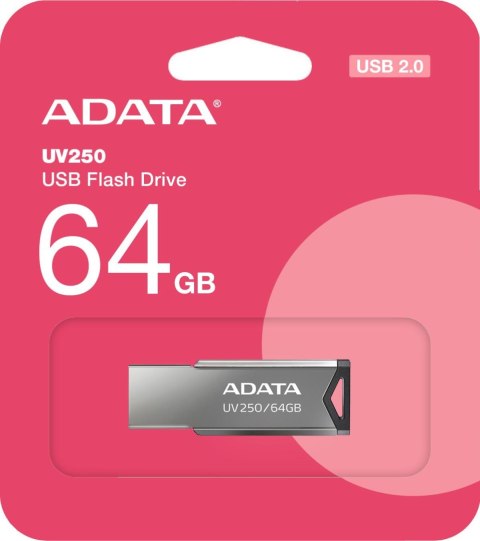 Adata Pendrive UV250 64GB USB2.0 Metal ADATA