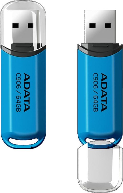 Adata Pendrive C906 64GB USB2.0 niebieski ADATA
