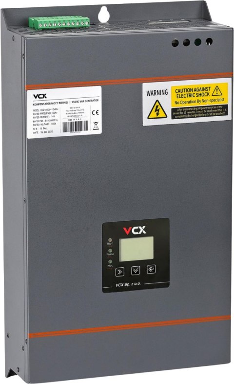 Kompensator mocy biernej VCX SVG 400V 15kVAr VCX