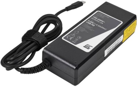 ZASILACZ ŁADOWARKA DO LAPTOPA UNIWERSALNA APPLE Green Cell PRO AD139P 20V 4,5A 90W USB-C GREEN CELL