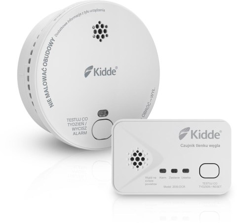 ZESTAW KIDDE CZUJNIK CZADU 2030-DCR + CZUJNIK DYMU 2030-DSR KIDDE