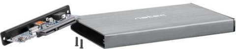 Zewnętrzna obudowa dysku Natec Rhino GO SATA 2,5" szary NATEC