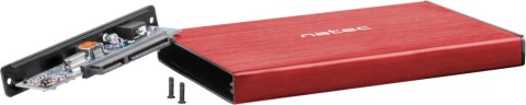 Zewnętrzna obudowa dysku Natec Rhino Go SATA 2.5cala USB 3.0 Czerwony NATEC
