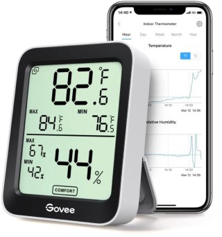 Govee H5075 Termometr i higrometr Bluetooth, wyświetlacz GOVEE