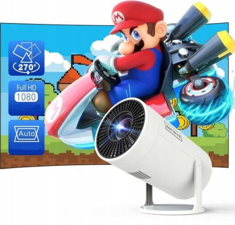 Przenośny Projektor Zenwire R1 Full HD Android Wifi Bluetooth Obrotowy ZENWIRE
