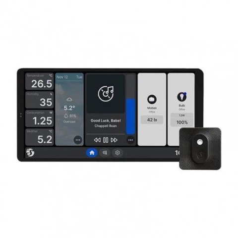 Shelly Wall Display X2 Black + Blu H&T Black SHELLY