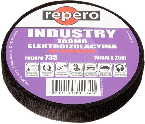 TAŚMA REPERO 735 INDUSTRY 25MMX25M REPERO