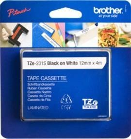 Taśma Brother Tape Caseette LAMINATED (12mm x 4mm) BROTHER