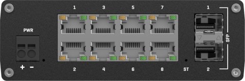 Teltonika TSW212 switch przemysłowy zarządzalny 8xGE 2xSFP (TSW212000000) DIN TELTONIKA
