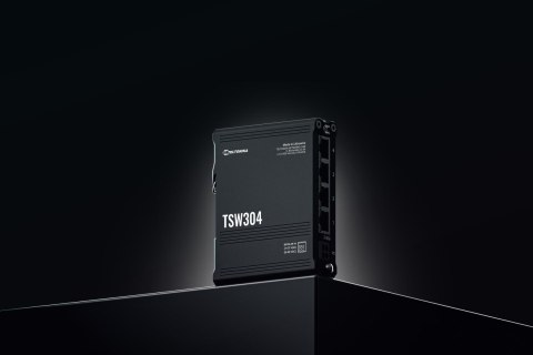 Teltonika TSW304 switch przemysłowy 4xGE (TSW304000000) DIN TELTONIKA