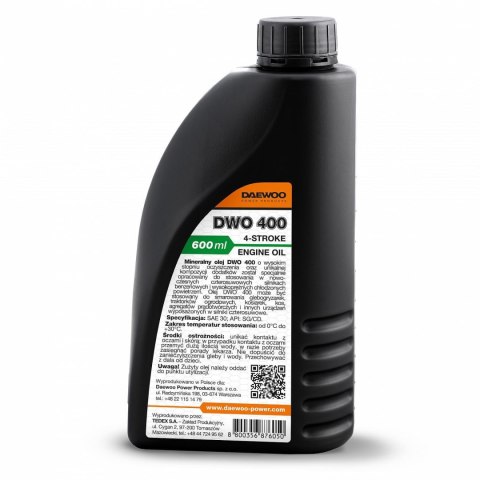 GENERATOR OIL DAEWOO SAE 10W-30 DWO 400 APISG/CD DAEWOO POWER PRODUCTS