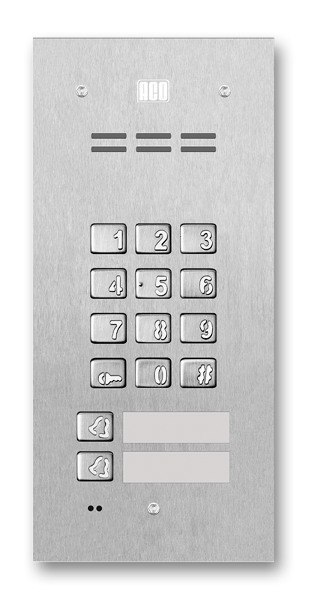 ACO FAM-P-2NPZSACC panel pod tynk 2-rodzinny czyt. brel. zamek szyfr. ACO