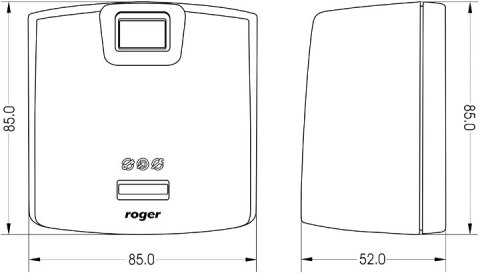 Czytnik linii papilarnych ROGER RFT1000 ROGER
