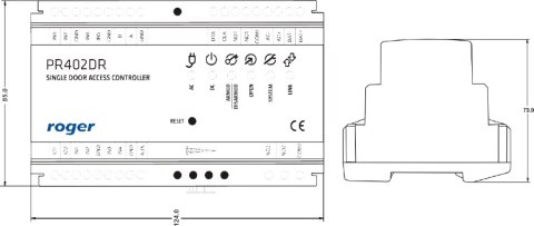 Kontroler dostępu ROGER PR402DR ROGER