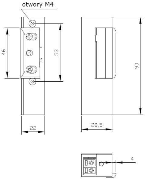 ZACZEP ELEKTRA R3 Z PAM. BEZ BLOK. LEWY; 1341 ELEKTRA-PLUS