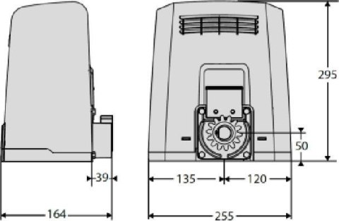 Zestaw BFT DEIMOS BT B600 KIT EE do 600kg bram przesuwnych BFT