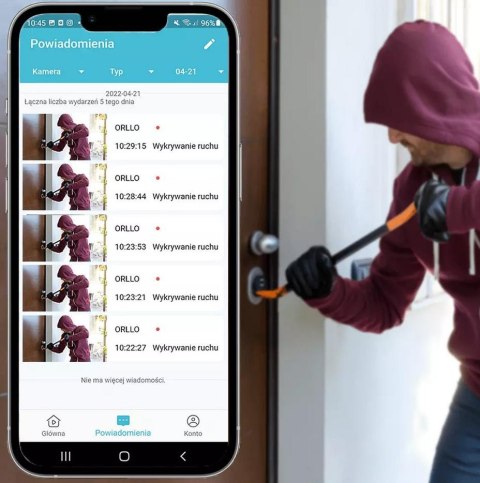 Kamera IP ORLLO Z10 WiFi POE z panelem fotowoltaicznym SM6030 PRO ORLLO