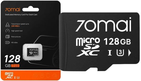 Wideorejestrator 70mai X800 Dash Cam 4K Omni czarny + microSD 70mai 128GB 70MAI