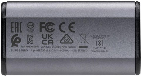Adata Dysk zewnętrzny SSD SE880 2TB USB3.2A/C Gen2x2 Szary ADATA
