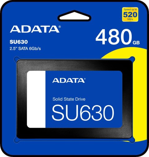 DYSK SSD ADATA Ultimate SU630 480GB 2.5 S3 3D ADATA