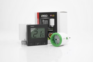 ENGO Controls Inteligentny zestaw ogrzewania Czarny (E25-BATB + ETRV-M30 + EPlug WiFi) ENGO CONTROLS