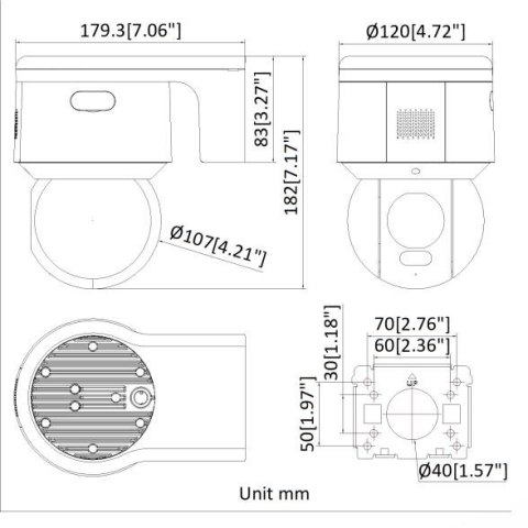 Kamera IP Hikvision DS-2DE3A400BW-DE F1 T5 PL HIKVISION