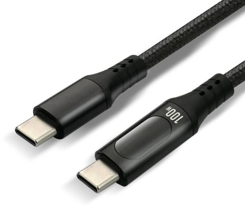KABEL USB-C / USB-C LCD everActive CBB-2PD5L 200cm 20V 5A 100W EVERACTIVE
