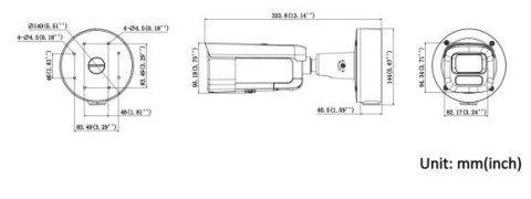 Kamera IP Hikvision DS-2CD2667G3-LIZS2UY/SRB(2.8-12mm) HIKVISION