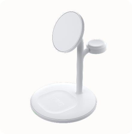 ŁADOWARKA INDUKCYJNA Greencell MagScape 3w1 15W MagSafe IPhone AirPods Apple Watch GREEN CELL