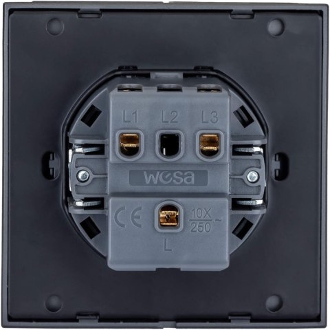 Łącznik pojedynczy szary WESA - CC TR 01 VCX