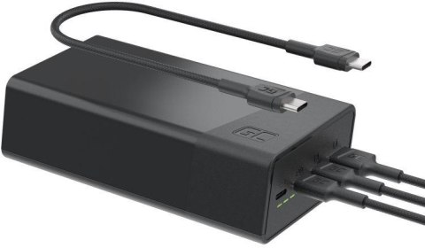 POWERBANK Greencell PowerPlay 30 30000mAh SZYBKIE ŁADOWANIE 22,5W 3x USB-C PD 1x USB-A GREEN CELL