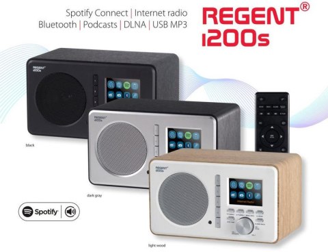 Radio Ferguson Regent i200s (Black) (Spotify, DAB, FM, USB, AUX IN, Bluetooth) FERGUSON