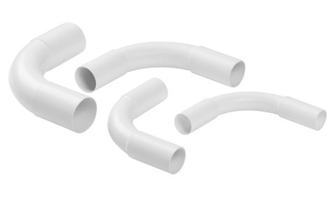 Złączka do rur elektroinstalacyjnych sztywna, kątowa BIAŁY ZKL-28 (1szt.) STASIŃSKI SP. Z O.O.