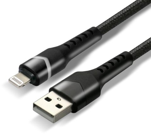 KABEL USB-A / Lightning Apple iPhone LED RGB everActive CBB-1IBR 100cm 2,4A EVERACTIVE